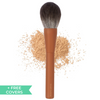 Tapered Loose Powder Brush With Covers